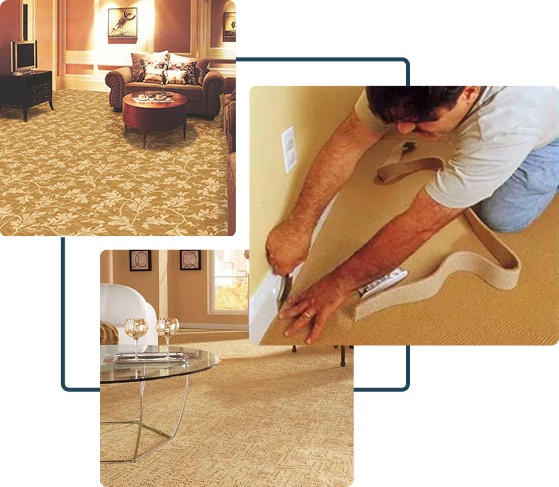 Professional wall to wall carpet installation in Dubai