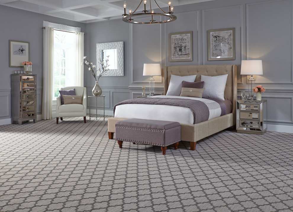 Polyester wall to wall carpets