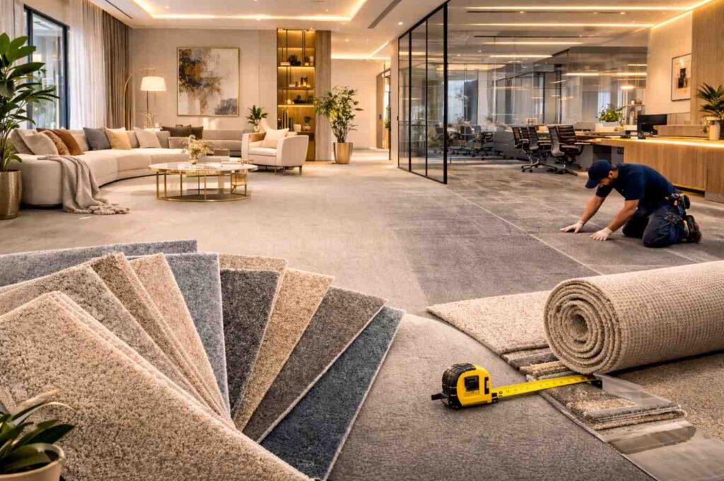 Choose High-Quality Wall to Wall Carpets in Dubai for Home & Office