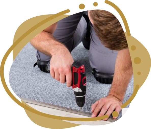 Full villa carpet installation for every space in Dubai