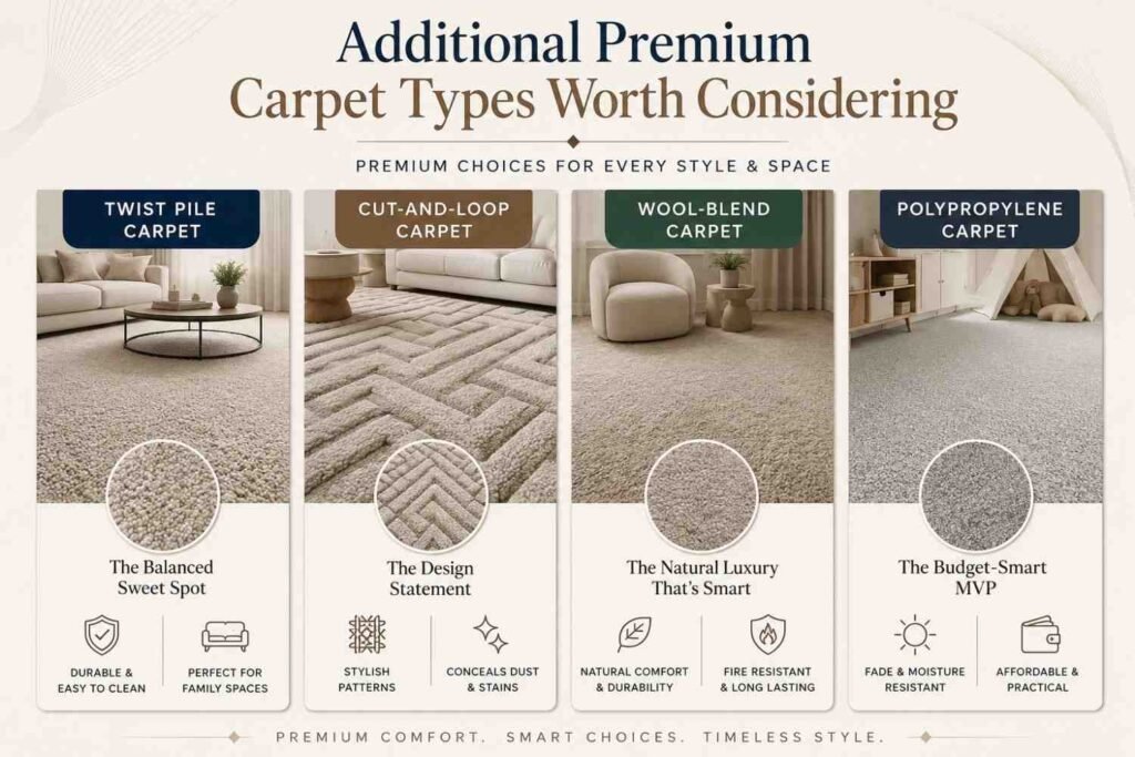wall to wall carpet types in Dubai