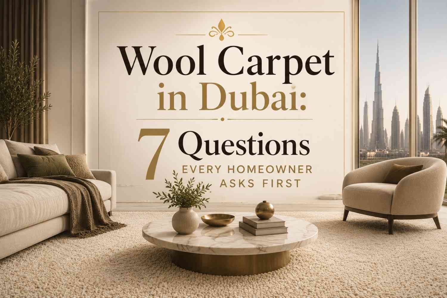Wool Carpet in Dubai: 7 Questions Every Homeowner Asks First