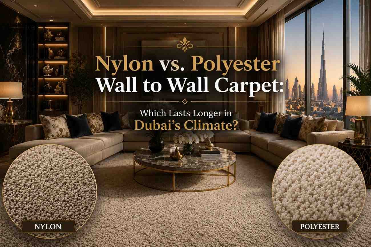 Nylon vs. Polyester Wall to Wall Carpet: Which Lasts Longer in Dubai's Climate?