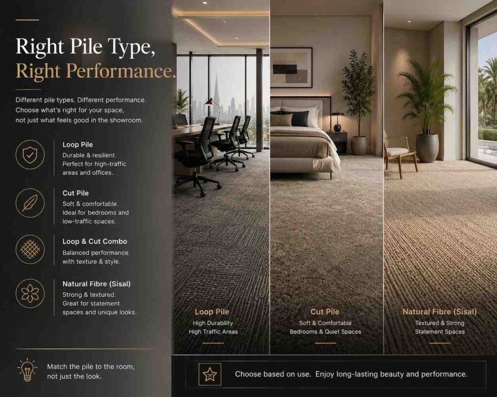Choosing the Wrong Pile Type for the Room