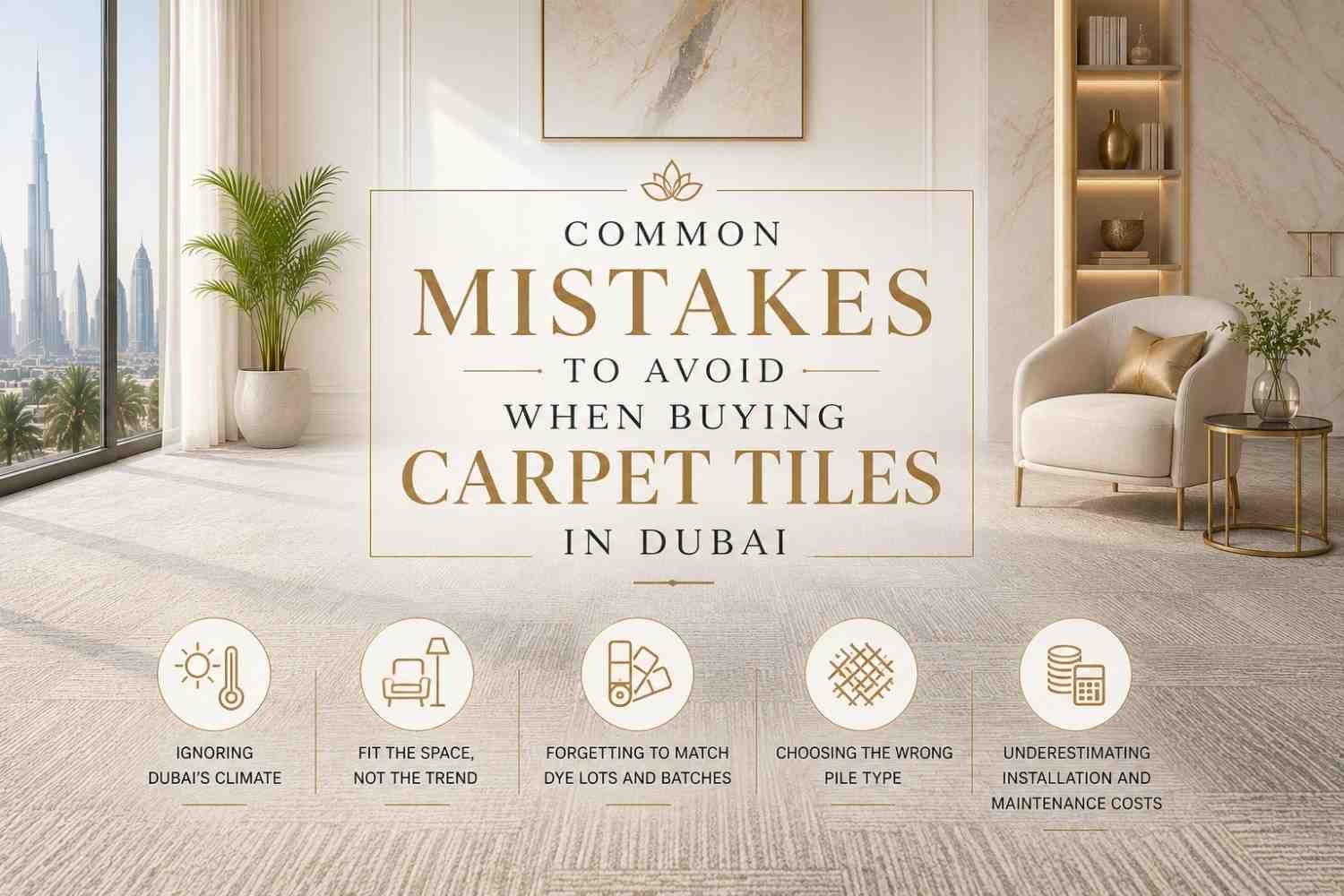 Common Mistakes to Avoid When Buying Carpet Tiles in Dubai